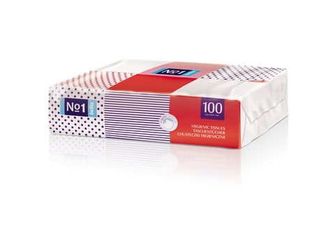bella No.1 Taschentücher in Folienpackung, 4-lagig