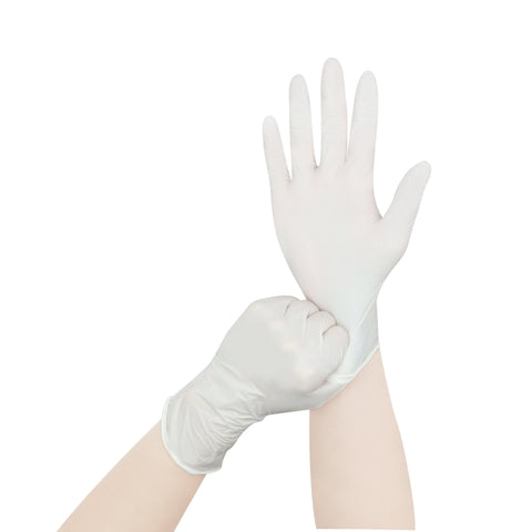 SPARPAKETE nima. Nitrilhandschuhe, 10 Boxen x 100 Stk., weiß
