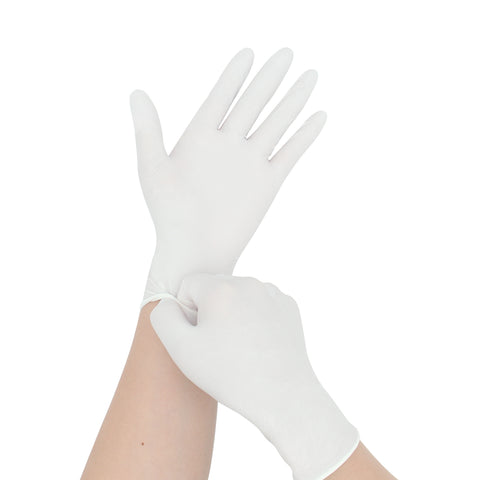 SPARPAKETE nima. Nitrilhandschuhe, 10 Boxen x 100 Stk., weiß
