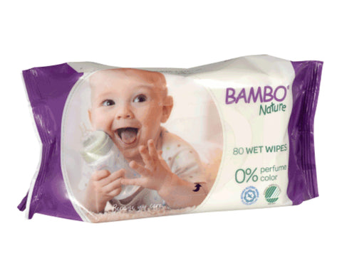 BAMBO Nature Feuchtpflegetücher, 50 Stk.