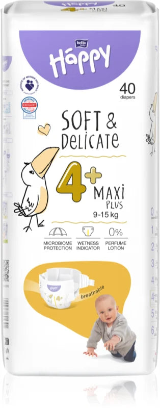 Bella Baby Happy Windeln Gr. 4+, Maxi Plus 9-15kg
