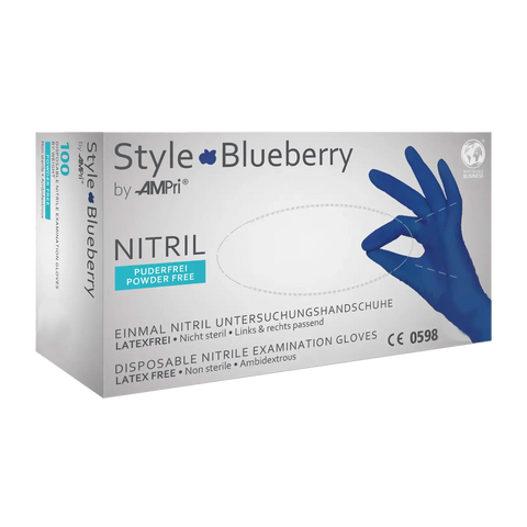 Nitrilhandschuhe dunkelblau, Med Comfort, Box mit 100 Stk.