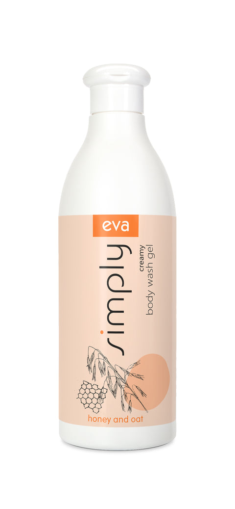 eva Simply Duschgel, Honig & Hafer, 500ml